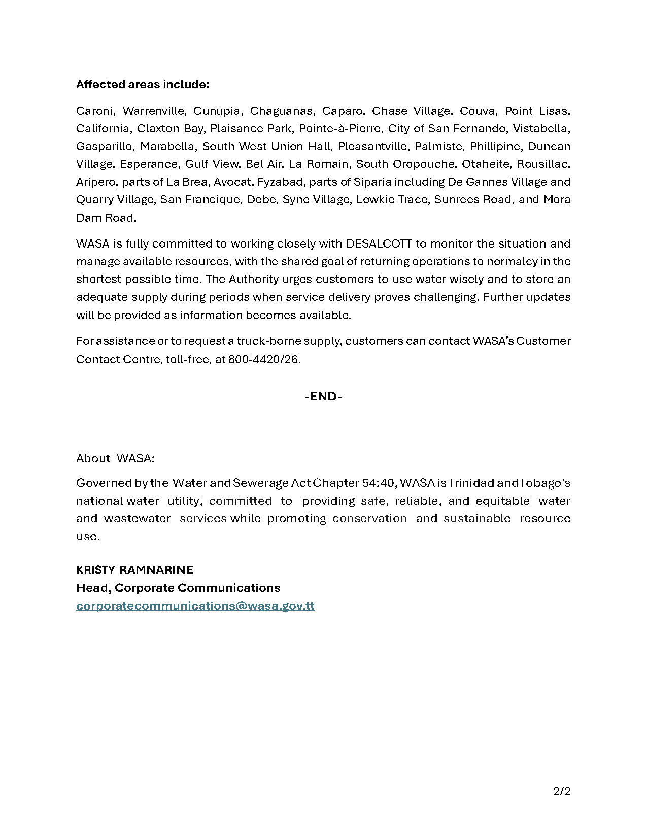 Production challenges at DESALCOTT